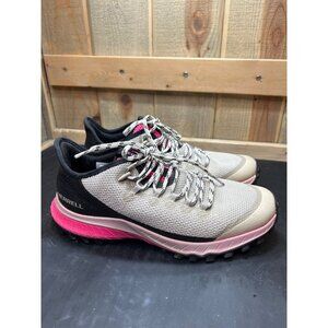 Merrell Womens Size 8 Bravada Grey & Pink Outdoor Hiking Shoes Quantum Grip Sole